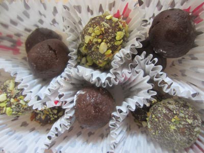 banana chocolate truffle - International cooking blog