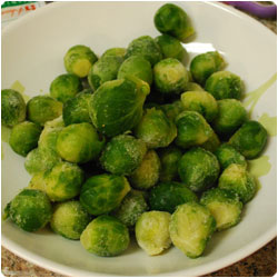 Brussel sprouts with mustard sauce - international cooking blog