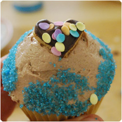Vanilla Cupcakes with Chocolate Frosting - International Cooking blog