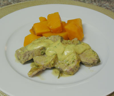 Pork tenderloin with Mustard Sauce - International Cooking Blog