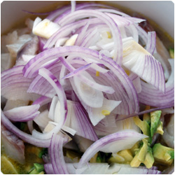 peruvian tilapia ceviche
