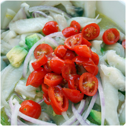 peruvian tilapia ceviche