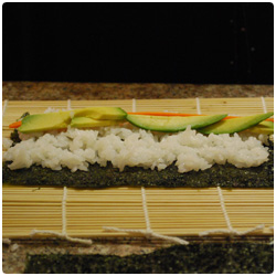 Avocado and Carrot Maki - International Cooking Blog