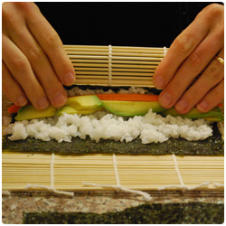 Avocado and Carrot Maki - International Cooking Blog