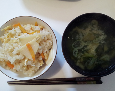 Bamboo Shoot Rice - International Cooking Blog