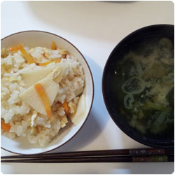 Bamboo Shoot Rice - International Cooking Blog