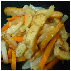 Simmered Daikon Radish and Fried Fish Cake - International Cooking Blog