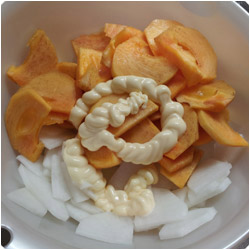 Daikon Radish and Persimmon Salad - International Cooking Blog