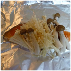 Steamed Salmon with Mushrooms - International Cooking Blog