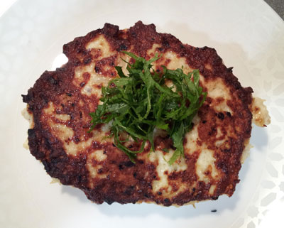 Tofu-chicken burger - International Cooking Blog