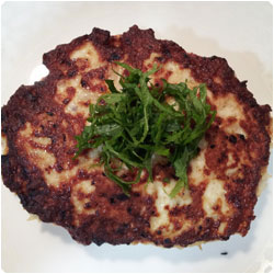 Tofu-chicken burger - International Cooking Blog