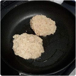 Tofu-chicken burger - International Cooking Blog