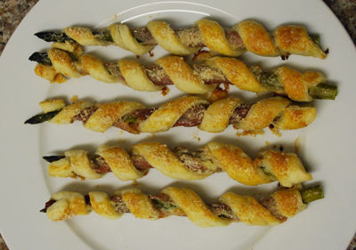 Asparagus Twist Antipasto - International Cooking Blog