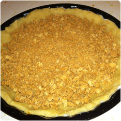 Peaches and Amaretti Pie - International Cooking blog