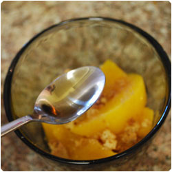 Amaretti and Peach Dessert - International Cooking Blog