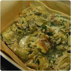 Artichokes Quiche - International Cooking Blog