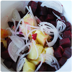 Beet and Potatoes Salad - The International Cooking Blog
