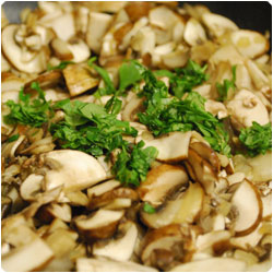 Chicken with Mushroom Cream and Basmati Rice - International Cooking Blog