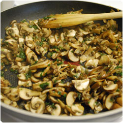 Chicken with Mushroom Cream and Basmati Rice - International Cooking Blog