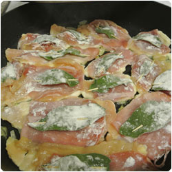 Speck and Sage Chicken Scaloppini - internatiolnal cooking blog