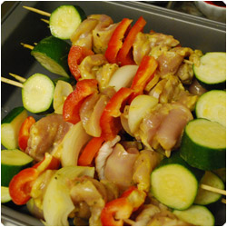 Chicken Skewers - International Cooking Blog