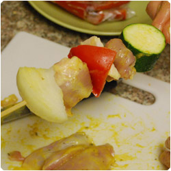 Chicken Skewers - International Cooking Blog