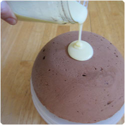 Bombe glacée - Chilled Chocolate Dome