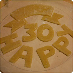 Chocolate Cake with Marzipan Decoration - International Cooking Blog