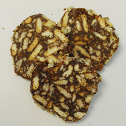 Chocolate salami - Salame al cioccolato - The International Cooking Blog