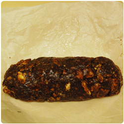 Chocolate salami - Salame al cioccolato - The International Cooking Blog
