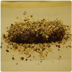 Chocolate salami - Salame al cioccolato - The International Cooking Blog
