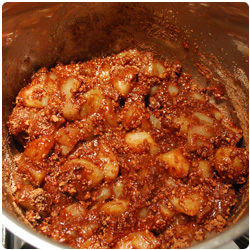 Amaretti chocolate and pears pie - Internatioanl Cooking Blog