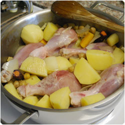 Vegetables and Boiled Chicken CousCous