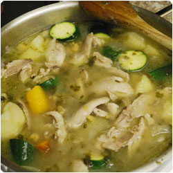 Vegetables and Boiled Chicken CousCous