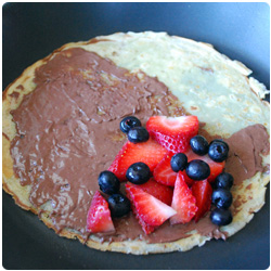 Nutella Crepes - The International Cooking Blog