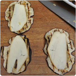 Eggplant rolls with Provola Affumicata - Cooking with Enrica Rocca