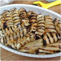 Eggplant rolls with Provola Affumicata - Cooking with Enrica Rocca