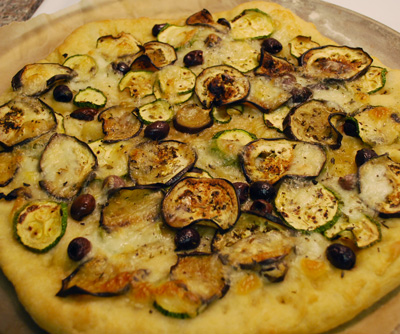Focaccia Eggplant and Zucchini - International Cooking Blog