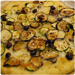 Focaccia Eggplant and Zucchini - International Cooking Blog
