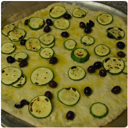 Focaccia Eggplant and Zucchini - International Cooking Blog