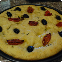 Focaccia sundried tomatoes - international cooking blog