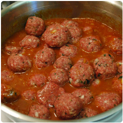 Meatballs with Plum Sauce - International Cooking Blog
