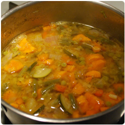 Minestrone with Short Pasta - The International Cooking Blog