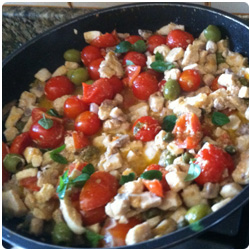 Pasta with Swordfish and Cherry Tomatoes - International Cooking Blog