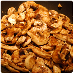 Pasta mushrooms and Peas - The International Cooking Blog