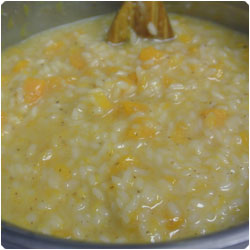 Pumpkin amaretti risotto - International Cooking Blog
