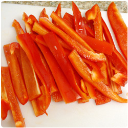 Chicken Thighs with Bell Peppers - International Cooking Blog