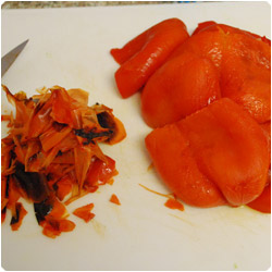 Pasta with Red Peppers and Ricotta Sauce - International Cooking Blog