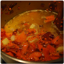 The International Cooking Blog - Red Lentils Soup