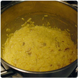 Saffron Porcini Risotto - International Cooking Blog